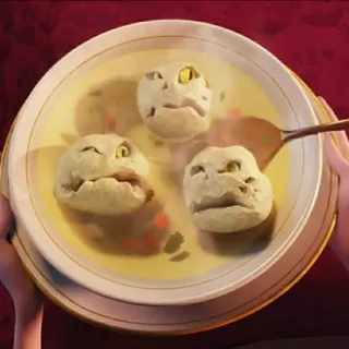 🍜 sopa, rosto, comida, olhos telegram sticker
