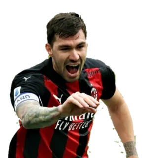 🤫 futebol, atleta, esportes, AC Milan telegram sticker