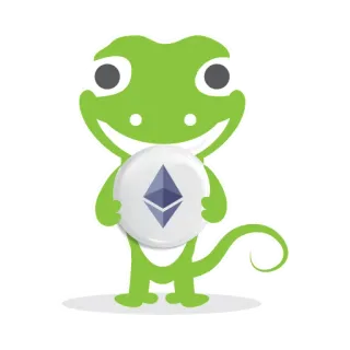 💎 lagarto, gecko, cripto, ethereum, animal, desenho animado, moeda digital, verde whatsapp sticker