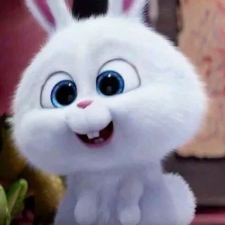 🐰 Snowball The Secret Life of Pets coniglio, coniglietto, carino, animale, animale domestico, cartone animato whatsapp sticker