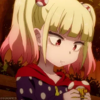 👻 Anime, Garota, Cogumelo, Desenho animado, Fofo telegram sticker