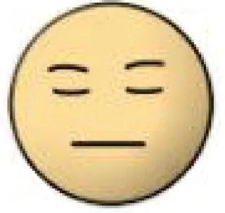 😑 Emoji, Rosto, Inexpressivo telegram sticker