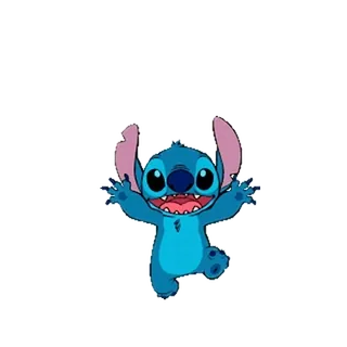 🤗 Stitch dễ thương, người ngoài hành tinh, disney, hoạt hình, xanh dương telegram sticker