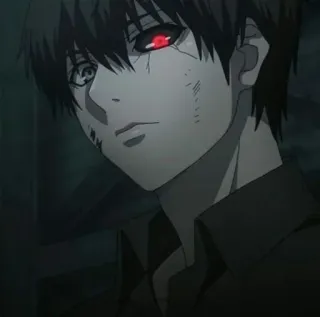 🤡 Ken Kaneki Tokyo Ghoul anime, character, manga, tokyo ghoul, ken kaneki telegram sticker
