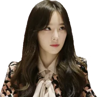 😠 donna, coreana, cantante, celebrità, ritratto, capelli lunghi, femminile telegram sticker