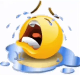 😭 emoji telegram sticker
