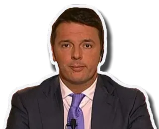 😐 Matteo Renzi Político, Italia, Política italiana, Renzi, Ex primer ministro whatsapp sticker