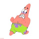 😬 Patrick Star Spongebob Squarepants patrick star, spongebob, cartoon, scared, running telegram sticker