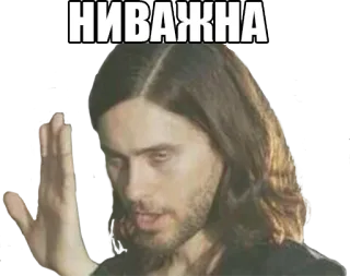 ✋ НИВАЖНА person, mann, hand, gruß, abweisend, ausdruck telegram sticker