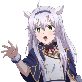 ✋ Anime, Ragazza, Personaggio, Carino, Kawaii, Cartone animato whatsapp sticker