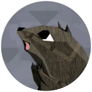 😯 lobo, animal, geométrico, low poly, pegatina telegram sticker