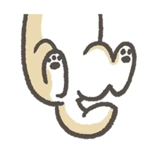 ⚪️ perro, lindo, animal, mascota, durmiendo, kawaii whatsapp sticker