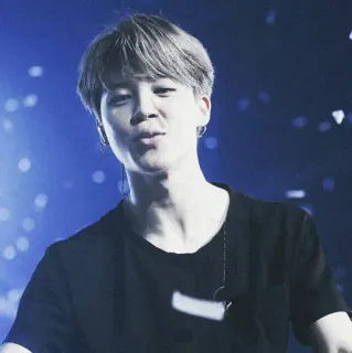 🔖 Jimin Jimin, BTS, K-pop, cantante, ídolo, música telegram sticker