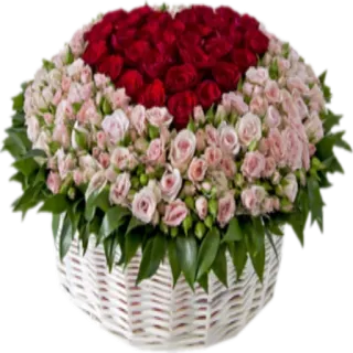 🌸 hoa, hoa hồng, bó hoa, trái tim, giỏ telegram sticker
