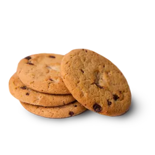 🍪 cookie, chocolate chip, food, dessert, snack, sweet, baked goods whatsapp sticker