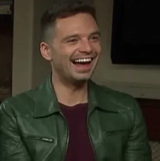 🌪 Sebastian Stan ator, celebridade, homem, sorrindo telegram sticker