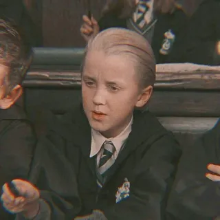🐍 Draco Malfoy Harry Potter Draco Malfoy, Slytherin, Zauberer, Schuluniform, Harry Potter, Filmfigur, Fiktive Figur, Junge whatsapp sticker