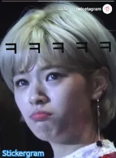 😢 ㅋㅋㅋㅋ kpop, ミーム, 笑, 笑う, 面白い, アジア人, 女性 telegram sticker