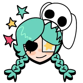 Brawl stars × skullgirls @Frocoli telegram stickers