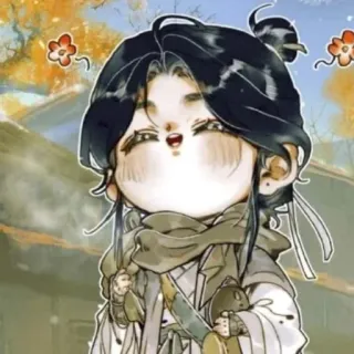 🌾 Anime, Personaggio, Cartone animato, Illustrazione, Arte telegram sticker