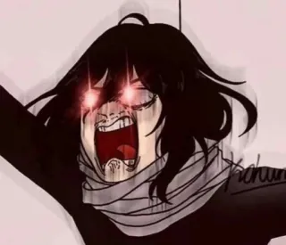 😱 Aizawa Shouta My Hero Academia Anime, My Hero Academia, Aizawa Shouta, Lehrer, Wütend, Eraserhead telegram sticker