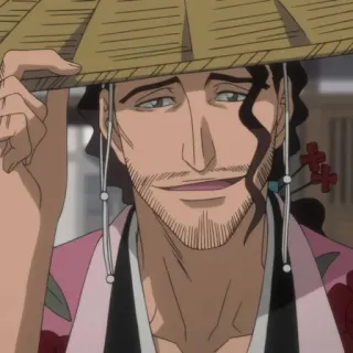 😘 Kisuke Urahara Bleach anime, manga, Kisuke Urahara, Bleach, character telegram sticker