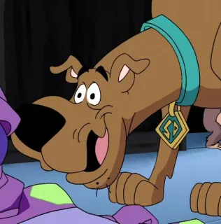 😅 Scooby-Doo cartoon, dog, Scooby-Doo, animation telegram sticker