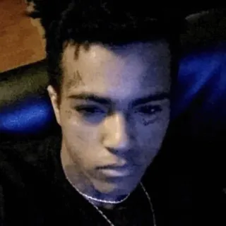 🖤 XXXTentacion rapper, muzikant, portret, XXXTentacion, muziek telegram sticker