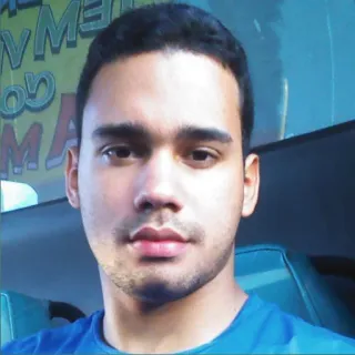 😀 hombre, retrato, primer plano, persona, cara, adulto joven telegram sticker
