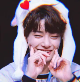 🌱 คน, ยิ้ม, น่ารัก, kpop, มีความสุข, ลักยิ้ม telegram sticker