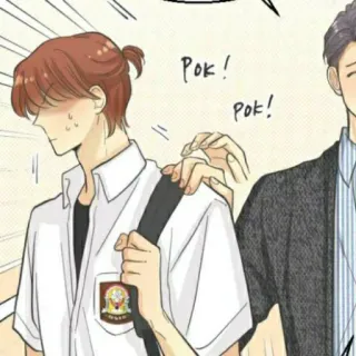 🎧 Pok!
Pok! cartoon, manga, student, backpack, comic telegram sticker