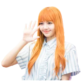 👋 Lisa Lisa, Blackpink, penyanyi, kpop, wanita, orang, selebriti, idola telegram sticker