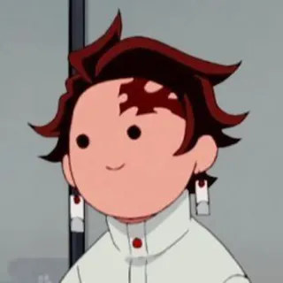 ⚜ Tanjiro Kamado Demon Slayer Demon Slayer, Anime, Tanjiro, Lustig, Manga telegram sticker