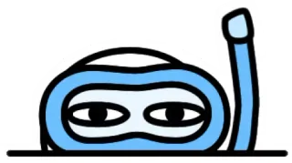 🏊‍♂ immersione, snorkeling, maschera, subacqueo, oceano, mare telegram sticker