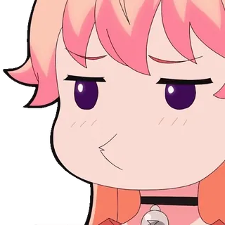 😒 anime, arrogante, meme, chibi, expressão, desenho animado telegram sticker