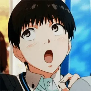 💉 Ken Kaneki Tokyo Ghoul 애니메이션, 만화, 캐릭터, 일본 애니, 도쿄 구울, 카네키 켄, 애니, 반응 telegram sticker