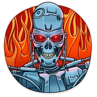 Terminator telegram stickers