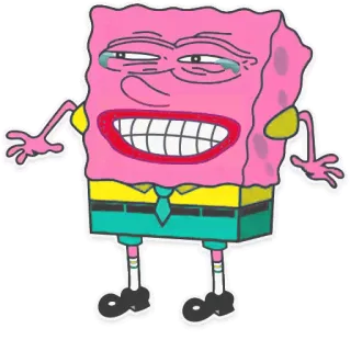 😹 Spongebob desenho animado, Spongebob, engraçado, meme, estranho, bobo telegram sticker