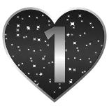 ɴᴏɪʀ ʜᴇᴀʀᴛs ʙʏ @mysoul_stick telegram emojis 1️⃣