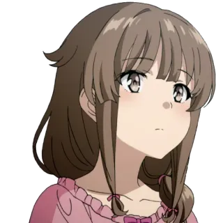🙄 动漫, 女孩, 卡通, 可爱, 漫画, 角色 telegram sticker