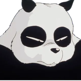 🐼 Panda, Anime, Dormilón, Lindo, Perezoso whatsapp sticker