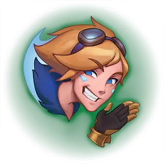✋ Ezreal League of Legends ezreal, league of legends, emote, lol, video game, champion telegram sticker