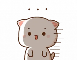 😺 猫, 可愛い, 動物, カワイイ, ステッカー, 漫画 whatsapp sticker