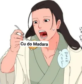 😋 Cu do Madara telegram sticker