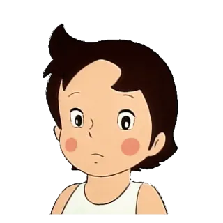 😒 cartone animato, ragazzo, personaggio, anime telegram sticker
