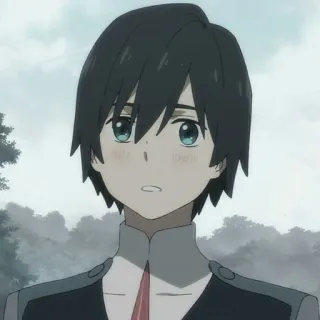 🦋 Hiro Darling in the Franxx Anime, Postać, Hiro, Darling in the Franxx telegram sticker