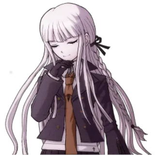 😏 Kyoko Kirigiri Danganronpa Anime, Danganronpa, Kyoko Kirigiri, Detective, Ragazza telegram sticker