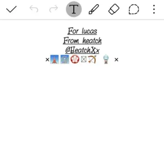 🥀 For lucas
From heatch
@HeatchXx ข้อความส่วนตัว, ของขวัญ, คำทักทาย, อีโมจิ telegram sticker