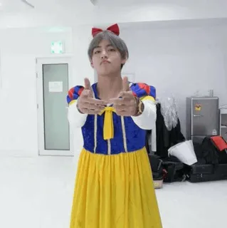Snow white taetae🍎 @VottomHub telegram stickers
