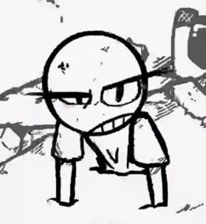 ⏯ 캐릭터, 디지털 아트, 막대 인간, 만화 telegram sticker